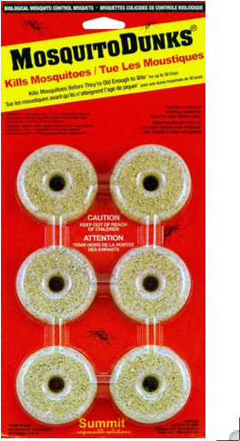 Mosquito dunks